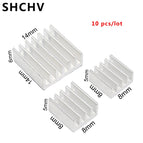 10 pcs/lot Raspberry Pi 3 Heat Sink Aluminum Cooler Radiator Heatsinks for Raspberry Pi 3 Model B 3B Plus