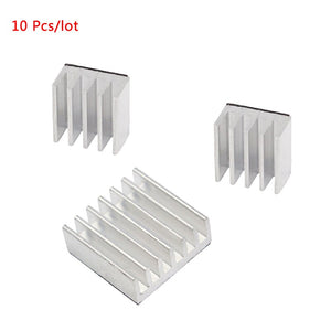 10 pcs/lot Raspberry Pi 3 Heat Sink Aluminum Cooler Radiator Heatsinks for Raspberry Pi 3 Model B 3B Plus