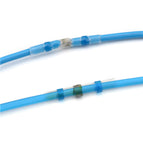 100/500/1000PCS Heat Shrink Soldering Terminals Butt Wire Connectors Waterproof Tinned Copper Solder Seal Terminal Set Blue