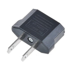 100 Pcs/lot High quality European Euro Eu AU to US/USA Plug Power Socket Travel Charger Adapter Plug Outlet Converter Adapter