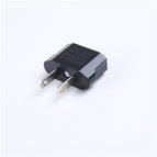 100 Pcs/lot High quality European Euro Eu AU to US/USA Plug Power Socket Travel Charger Adapter Plug Outlet Converter Adapter