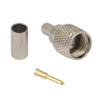 100 Pieces Mini-UHF Male Crimps Connector for RG58 RG142 LMR195 Cable Motorola Radio Antenna