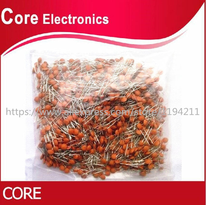 1000 PCS 1nF/50V DIP-2 Ceramic disc capacitor(150PF 200PF 220PF 270PF 300P 330P 390P 470P 560P 680P 2.2NF 3.3NF 4.7NF
