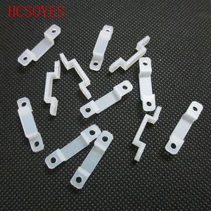 1000 pcs Silicon clip led Connector rgb chip  For 8mm 10mm 12mm Width PCB Light Strip Flexible Light Strips fixing holder