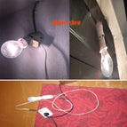 100PCS AC100-240V 4A PBT Fireproof E27 Bulb Adapter Lamp Holder Base Socket Conversion with EU Plug for led bulb Lights