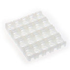100Pcs 4.6mm IMC Black  and white  Width Cable Tie Base Saddle Type Mount Wire Holder