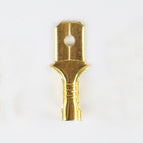100Pcs/Lot 2.8/4.8/6.3mm Female and Male Crimp Terminal Connector Gold Brass/Silver Car Speaker Electric Wire Connectors Set