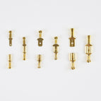 100Pcs/Lot 2.8/4.8/6.3mm Female and Male Crimp Terminal Connector Gold Brass/Silver Car Speaker Electric Wire Connectors Set