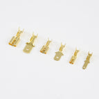 100Pcs/Lot 2.8/4.8/6.3mm Female and Male Crimp Terminal Connector Gold Brass/Silver Car Speaker Electric Wire Connectors Set