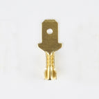 100Pcs/Lot 2.8/4.8/6.3mm Female and Male Crimp Terminal Connector Gold Brass/Silver Car Speaker Electric Wire Connectors Set