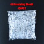 100Pcs/Lot 2.8/4.8/6.3mm Female and Male Crimp Terminal Connector Gold Brass/Silver Car Speaker Electric Wire Connectors Set