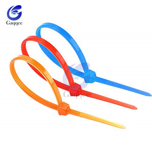 100mm Nylon Cable Tie 100pcs/pack Self-locking Nylon wire binding wrap straps 12 color width 2.5mm SGS Certified