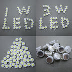 100pcs 1W 3W LED High Power LEDs Cold White Natural White Warm White RGB Red Green Blue Yellow Light Source