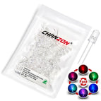 100pcs 5mm Flashing LED Light Emitting Diode Lamp Bulb RGB White Red Blue Green Yellow 3V Flickering Blinking Arduino Indicator
