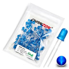 100pcs 5mm Flashing LED Light Emitting Diode Lamp Bulb RGB White Red Blue Green Yellow 3V Flickering Blinking Arduino Indicator