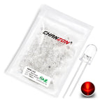 100pcs 5mm Flashing LED Light Emitting Diode Lamp Bulb RGB White Red Blue Green Yellow 3V Flickering Blinking Arduino Indicator