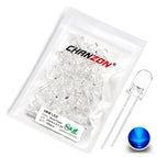 100pcs 5mm Flashing LED Light Emitting Diode Lamp Bulb RGB White Red Blue Green Yellow 3V Flickering Blinking Arduino Indicator