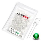 100pcs 5mm Flashing LED Light Emitting Diode Lamp Bulb RGB White Red Blue Green Yellow 3V Flickering Blinking Arduino Indicator