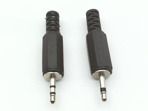 100pcs Audio Male 2.5mm Plug Jack Soldering connector adapter