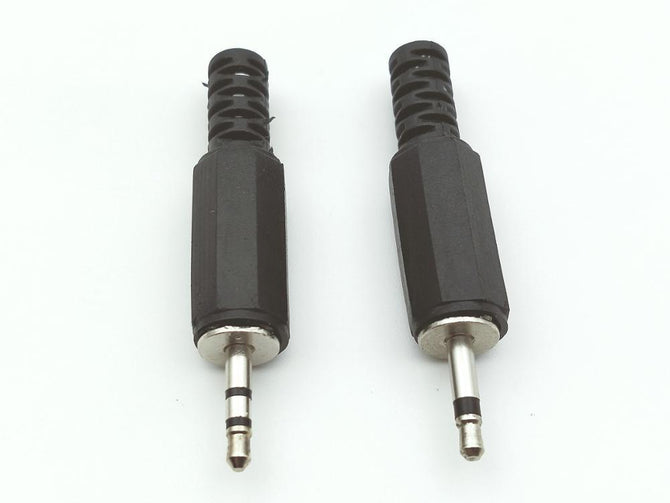 100pcs Audio Male 2.5mm Plug Jack Soldering connector adapter