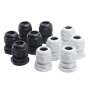100pcs Hot Sale IP68 Waterproof Nylon Plastic Cable Gland Connector PG13.5 M20*1.5 for 6-12mm Cable