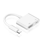 1080P Lightning To HDMI-Compatible 2 Ports Splitter Cable Converter Digital AV Adapter Phone Accessories for iPhone iPad To TV