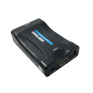 1080p HDMI to Scart converter kabel with power supply for PS4 DVD ect to old TV with scart
