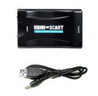 1080p HDMI to Scart converter kabel with power supply for PS4 DVD ect to old TV with scart