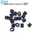 10PCS 6mm Trimmer Variable Ceramic Capacitor 3PF 5PF 10PF 20PF 30PF 40PF 50PF 60PF 70PF 120PF Adjustable capacitors for Arduino