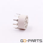 10PCS PCB Mount Plastic 9pin Vacuum Tube Socket for 12AX7 12AT7 12AU7 EL84 6N1 ECC82 ECC83 ECC81 Vintage Hifi Audio TUBE AMP DIY