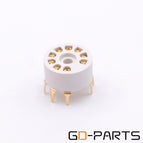 10PCS PCB Mount Plastic 9pin Vacuum Tube Socket for 12AX7 12AT7 12AU7 EL84 6N1 ECC82 ECC83 ECC81 Vintage Hifi Audio TUBE AMP DIY