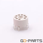 10PCS PCB Mount Plastic 9pin Vacuum Tube Socket for 12AX7 12AT7 12AU7 EL84 6N1 ECC82 ECC83 ECC81 Vintage Hifi Audio TUBE AMP DIY