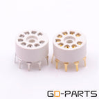 10PCS PCB Mount Plastic 9pin Vacuum Tube Socket for 12AX7 12AT7 12AU7 EL84 6N1 ECC82 ECC83 ECC81 Vintage Hifi Audio TUBE AMP DIY