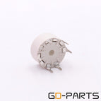 10PCS PCB Mount Plastic 9pin Vacuum Tube Socket for 12AX7 12AT7 12AU7 EL84 6N1 ECC82 ECC83 ECC81 Vintage Hifi Audio TUBE AMP DIY