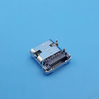 10Pcs High Speed USB 3.1 Type C Female 24Pin 4Legs PCB Mount Solder Socket Connector