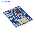 10Pcs TP4056 Micro USB 5V 1A 18650 Lithium Battery Charger Board With Led Indicator Automatic Protection 4.5~5.5V