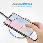 10W Fast Wireless Charger For Samsung S10 S9/S9+ S8 USB Qi Charging Pad For iPhone 11 XS Max XR X 8 Phone Qi Charger Wireless