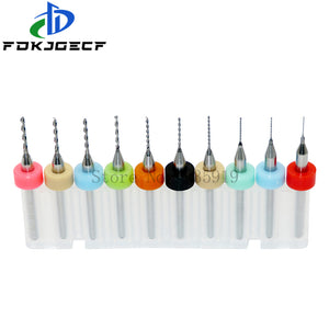 10pcs 0.3mm to 1.2mm PCB mini drill Bit tungsten steel carbide for print circuit board cnc drill Bits Machine wholesale bulk price
