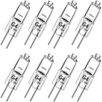 10pcs G4 6V 5W/10W Halogen Bulb Light Globe Lamps JC Type Free Shipping