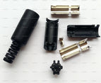 10pcs S-Video terminal Circular Connector Mini DIN 3/4/5/6/7/8 Pin Male/Female With Plastic Handle Adapter Soldering Cables DIY