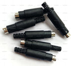 10pcs S-Video terminal Circular Connector Mini DIN 3/4/5/6/7/8 Pin Male/Female With Plastic Handle Adapter Soldering Cables DIY