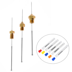10pcs Stainless Steel Nozzle Cleaning Needles Tool 0.2mm 0.25mm 0.3mm 0.35mm 0.4mm Drill For V6 Nozzle 3D Printers Parts