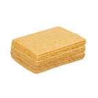 10pcs/lot Solder Iron Tip Cleaning Absorbability Sponge Cleaner Yellow Home Cleaning Sponge Kitchen Cleaning Accessories
