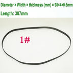 10pcs/lot Wholesale Turntable Belt High End Rubber LongPlayer Phonograph Belt For LP Replace Plattenspieler Belt