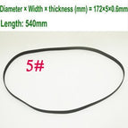 10pcs/lot Wholesale Turntable Belt High End Rubber LongPlayer Phonograph Belt For LP Replace Plattenspieler Belt