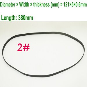 10pcs/lot Wholesale Turntable Belt High End Rubber LongPlayer Phonograph Belt For LP Replace Plattenspieler Belt