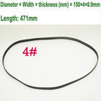 10pcs/lot Wholesale Turntable Belt High End Rubber LongPlayer Phonograph Belt For LP Replace Plattenspieler Belt
