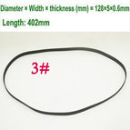 10pcs/lot Wholesale Turntable Belt High End Rubber LongPlayer Phonograph Belt For LP Replace Plattenspieler Belt