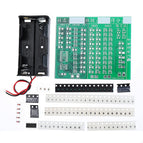 SSY Components + PCB Board + 2 Battery Boxes 84 SMD Component Welding Practice Training Board wholesale bulk price