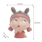 12 Style Cute Girl Succulent Flowerpot Resin Flower Pot Creative Plant Potted For Home Living Room Tabletop Garden Decoration wholesale bulk price